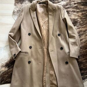 All Saints Classic Tan Trench Coat